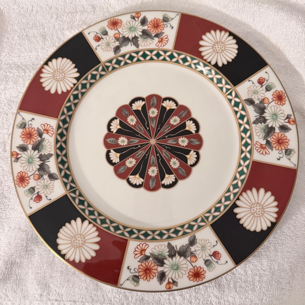 Mikasa Dinner Plates Set of 2 Shogun 10.5in Multicolor Vintage A6851 Japan